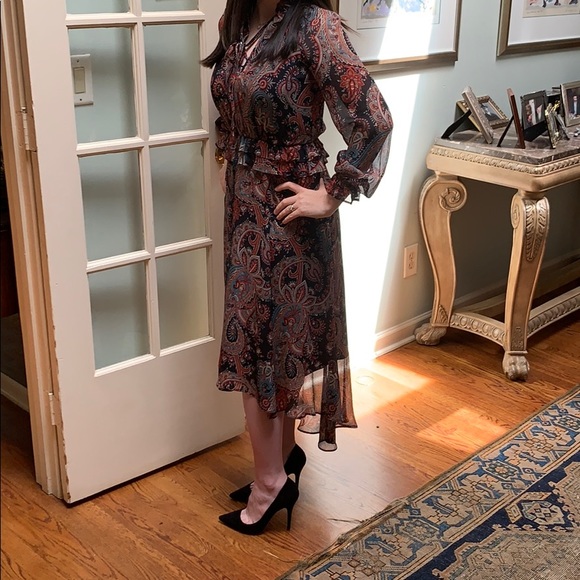 Romantic paisley flowing pretty dress - Picture 5 of 5